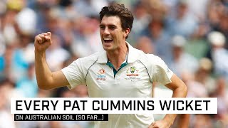 All 71 Test wickets taken by Pat Cummins in Australia so far [upl. by Aira]