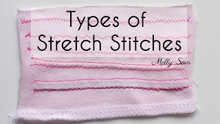 Stretch Stitches  How to Sew Knit Fabrics [upl. by Conney285]