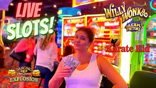 Live Slot Machine Play w 500 😎 Casino Slots Max Bet Bonus amp More [upl. by Enilekaj]