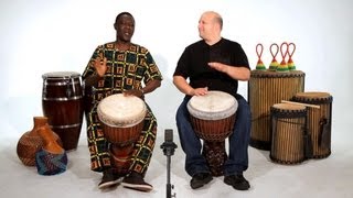 Beginner Djembe Drum Solos  African Drums [upl. by Maighdiln144]