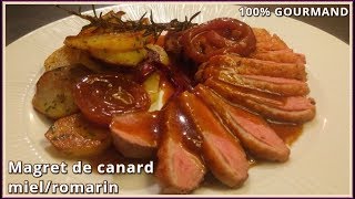 Magret de canard au miel  recette et cuisson [upl. by Wain435]