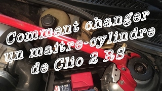 Comment changer maitre cylindre Clio 2 RS [upl. by Dasya428]