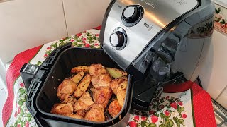 SOBRECOXAS COM BATATAS NA AIRFRYER TIRANDO DÚVIDAS [upl. by Bartholemy33]