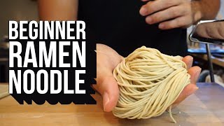 Beginner Guide to Making Ramen Noodles from Scratch [upl. by Aerahs]