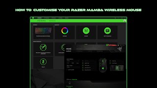 How To Customise Your Razer Mamba Wireless Mouse [upl. by Aliekahs337]