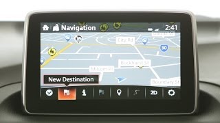 How To use Satellite Navigation MZD Connect [upl. by Akerley]