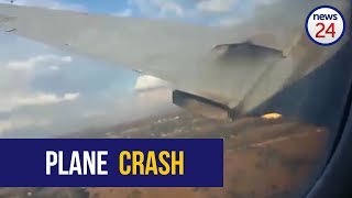 WATCH Dramatic footage apparently shows moment of Wonderboom plane crash [upl. by Naamana]