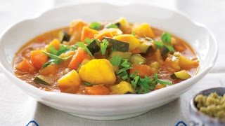 Slow Cooker Winter Vegetable Soup  One Pot Chef [upl. by Bekaj]