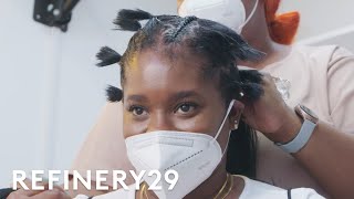 I Got 24 Inches Of Stitch Braids  Hair Me Out  Refinery29 [upl. by Louth]