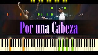 Por una Cabeza Piano  Tango  CARLOS GARDEL [upl. by Dav328]