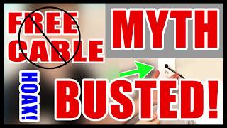 How To Get Free Cable  The Myth Busted [upl. by Eentihw]