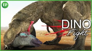 Dinosaur fight Velociraptor vs Tsintaosaurus  Learn about dinosaurs  Dino battle  the Dinosaur [upl. by Oidgime]