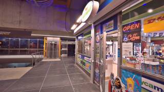 Sweden Stockholm Norsborg Subway Station  SMW incline elevator [upl. by Nnyltiac496]