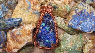 Finding AZURITE and MALACHITE Gemstones  Liz Kreate [upl. by Enyamrahc994]