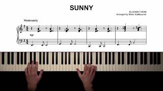 Sunny  Piano Tutorial  Sheet Music [upl. by Rossy]