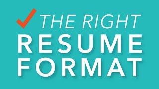 Choosing the Right Resume Format [upl. by Alage598]