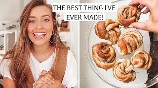 I MADE SWEDISH CARDAMOM BUNS  Kristins Kitchen [upl. by Atsyrc]