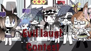 Evil laugh contestGacha life [upl. by Rozanne]