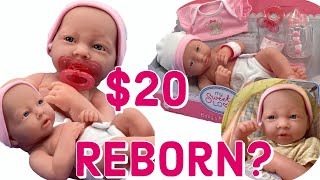 20 Reborn Baby Cheap Realistic Baby Doll Review  Berenguer JC Toys Newborn Doll [upl. by Iaj391]