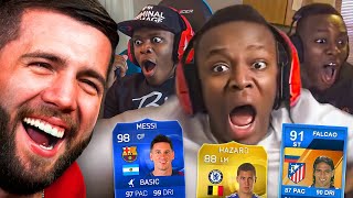 ICONIC KSI FIFA PACK OPENING MOMENTS [upl. by Eiramit]