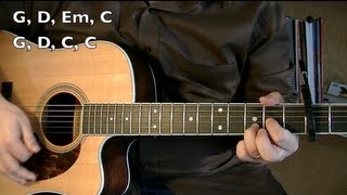 Wagon Wheel  Guitar Lesson OCMS or Darius Rucker [upl. by Aelak]