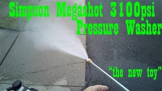 Simpson Megashot 3100psi Pressure Washer [upl. by Rodgiva]