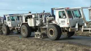 Thumper Trucks Mapping Marcellus Shale Clymer PA [upl. by Brubaker]