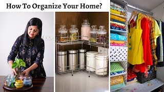 How To Organize Your Home  Easy Steps For Sustainable Organizing [upl. by Baptlsta]