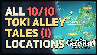 All 10 Torn Page Toki Alley Tales I Genshin Impact [upl. by Lebna]