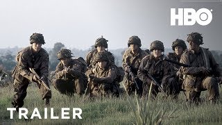 Band of Brothers  Trailer  Official HBO UK [upl. by Nylrem]