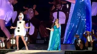 Idina Menzel amp Taylor Swift  Let It Go Live [upl. by Yonah]