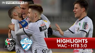 Highlights tipico Bundesliga 19 Runde RZ Pellets WAC  TSV Prolactal Hartberg 30 [upl. by Krystal234]