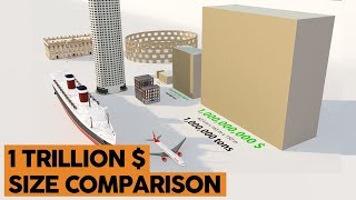 How BIG Is One Trillion Dollars [upl. by Retsae]