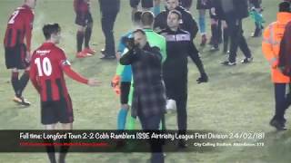 Longford Town FC v Cobh Ramblers Highlights 240218 [upl. by Hueston]