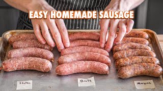 How To Make Your Own Sausage [upl. by Adne584]