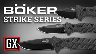 Boker Plus Strike Mini Strike amp Stubby Strike Review [upl. by Siurad166]