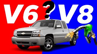 ¿Cuál AHORRA más GAS  ¿V6 o V8 Silverado  La REALIDAD [upl. by Novyert]