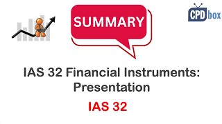 IAS 32 Financial Instruments Presentation summary  applies in 2025 [upl. by Aihsemot]