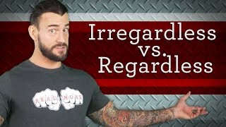 Irregardless vs Regardless CM Punks Grammar Slam [upl. by Ynnam]