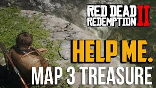 Red Dead Redemption 2  Jack Hall Gang Map 3 Treasure Location [upl. by Schultz]