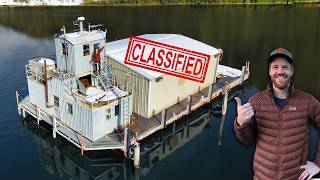 We Bought a TOP SECRET Navy Barge full tour [upl. by Jannel]