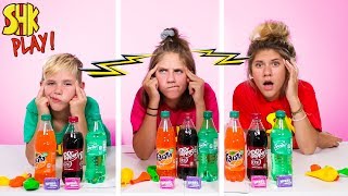 TOP 5 Science Experiments using CANDY amp SODA Twin Telepathy Challenge [upl. by Nakah]