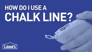 How Do I Use A Chalk Line  DIY Basics [upl. by Anaigroeg630]