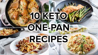 10 Keto OnePan Recipes with Easy Cleanup [upl. by Iret27]