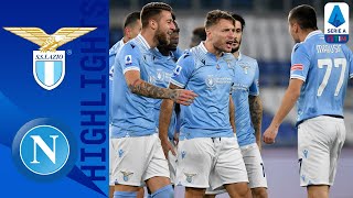 Lazio 20 Napoli  Immobile amp Luis Alberto Lead Lazio to Victory  Serie A TIM [upl. by Raddie]