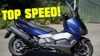 SYM Maxsym TL500 TOP SPEED  GPS TOP SPEED [upl. by Banks330]