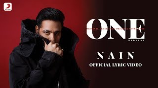 Badshah  Nain  Aastha Gill  Album ONE  Lyrics Video [upl. by Josey]