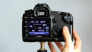 Canon EOS 5D Mark II Tutorial 03  Quick Menu [upl. by Gnut]