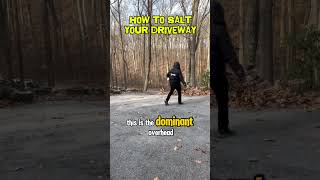 How to Salt Your Driveway  The Saltiest Techniques [upl. by Alderson]