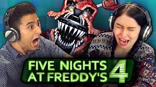 FIVE NIGHTS AT FREDDYS 4 REACT Gaming [upl. by Vierno]